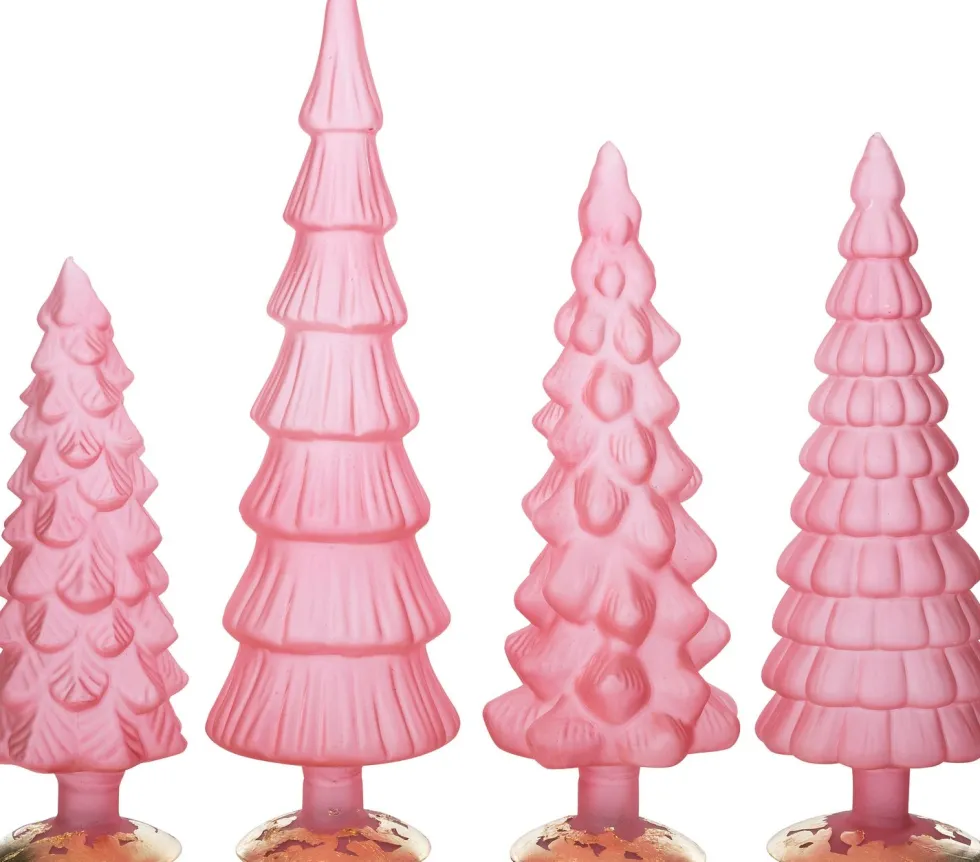 Intratuin decoratieboom Gina transparant roze D 9 H 25 cm