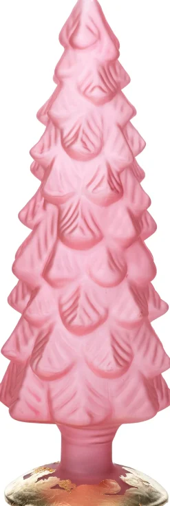 Intratuin decoratieboom Gina transparant roze D 9 H 25 cm