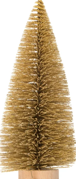 Intratuin decoratieboom glitter 8 x 8 x 23 cm goud