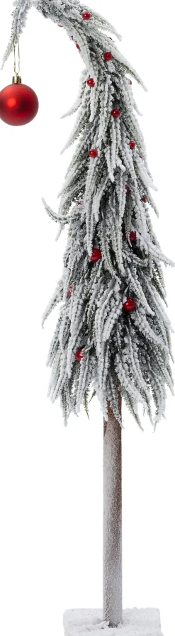 Intratuin decoratieboom Gnoom wit / rood D 18 H 70 cm