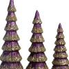 Intratuin decoratieboom Hector paars / goud D 8,2 H 31,5 cm
