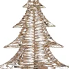 Intratuin decoratieboom Iris goud met verlichting 48 x 10 x 60 cm