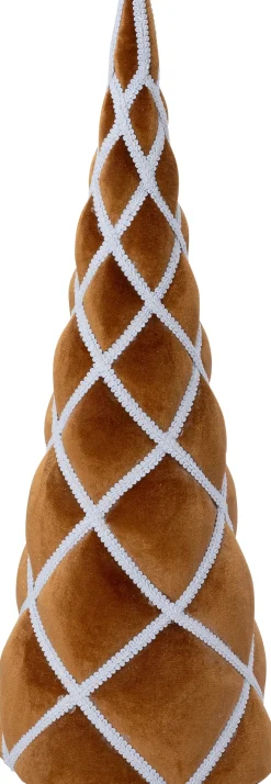 Intratuin decoratieboom kegel bruin D 21 H 58 cm