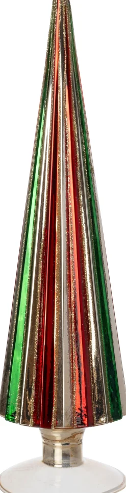 Intratuin decoratieboom Kirna goud / rood / groen D 8 H 28 cm