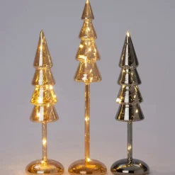 Intratuin decoratieboom Kiran grijs met verlichting D 9,3 H 40 cm