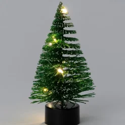 Intratuin decoratieboom Leonie groen met verlichting D 7 H 13 cm