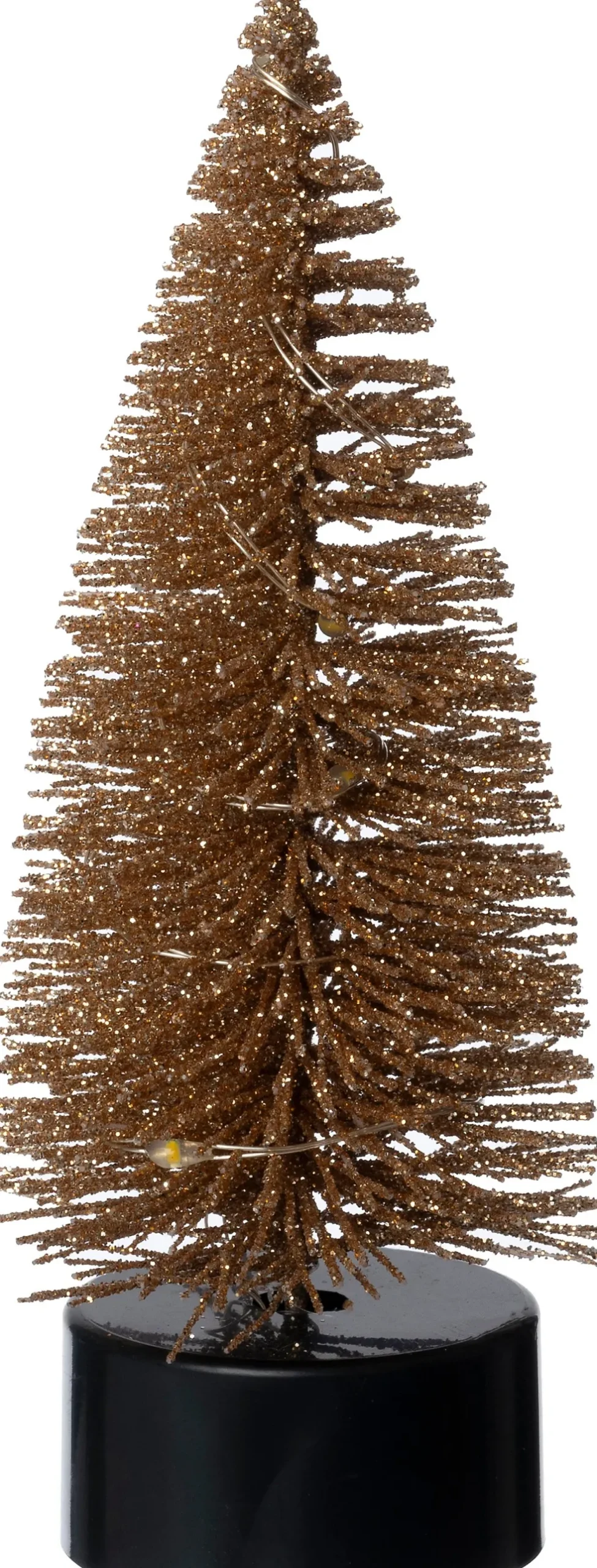 Intratuin decoratieboom Leonie donker bruin met verlichting D 5 H 13 cm