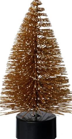Intratuin decoratieboom Leonie koper met verlichting D 7 H 13 cm