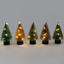 Intratuin decoratieboom Leonie bruin met verlichting D 7 H 13 cm