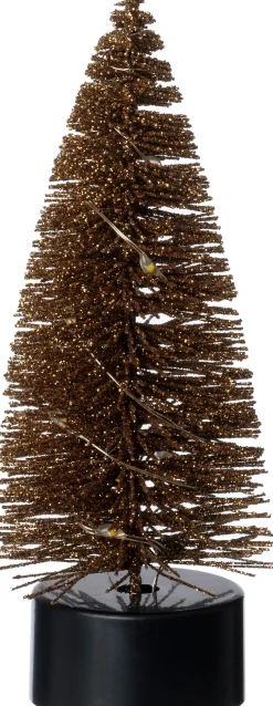 Intratuin decoratieboom Leonie groen met verlichting D 5 H 13 cm