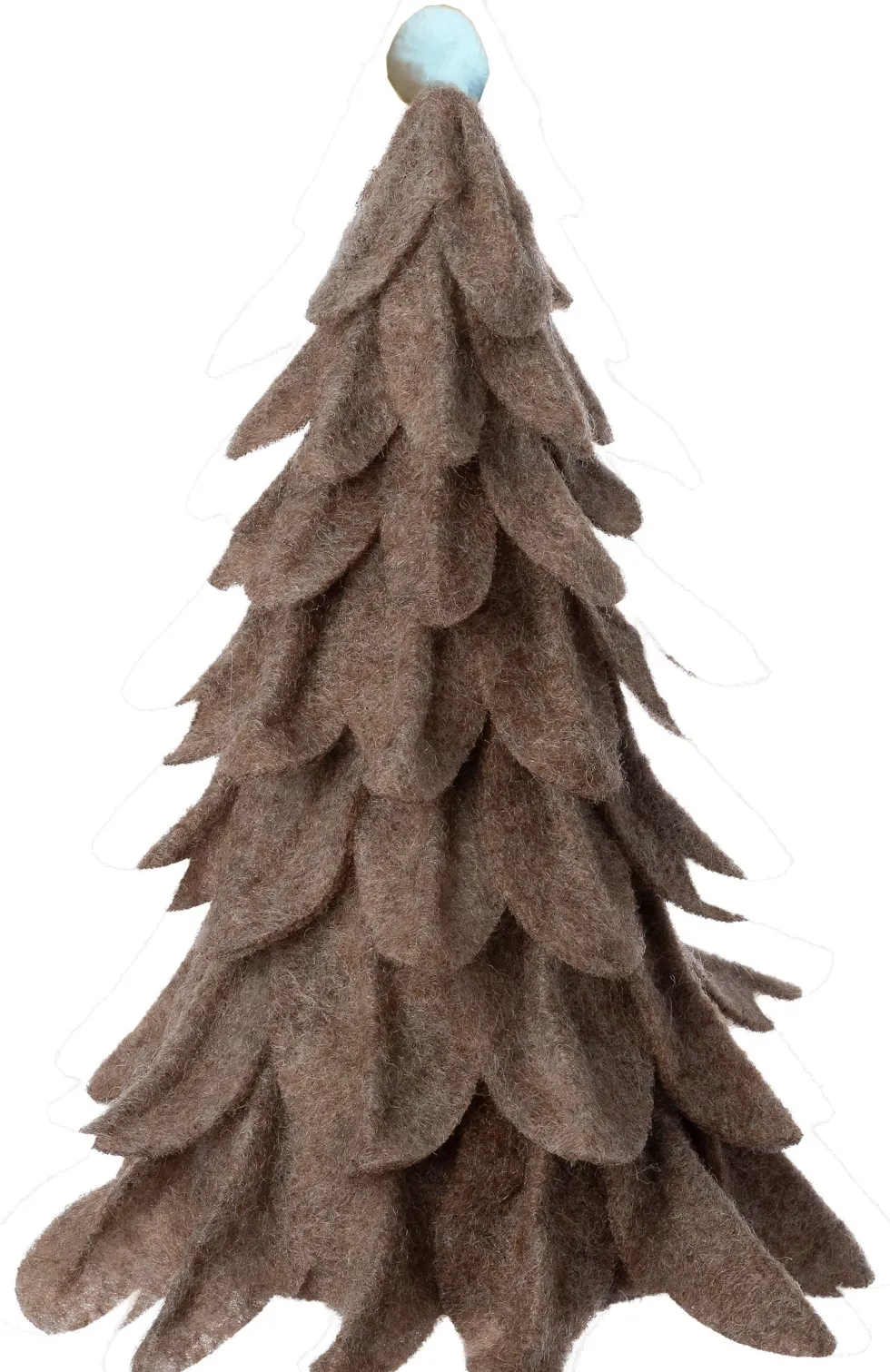 Intratuin decoratieboom Mae bruin D 17 H 22 cm