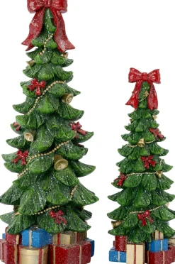 Intratuin decoratieboom met ster groen D 15,5 H 39,5 cm