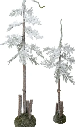 Intratuin decoratieboom op mos wit D 20 H 120 cm