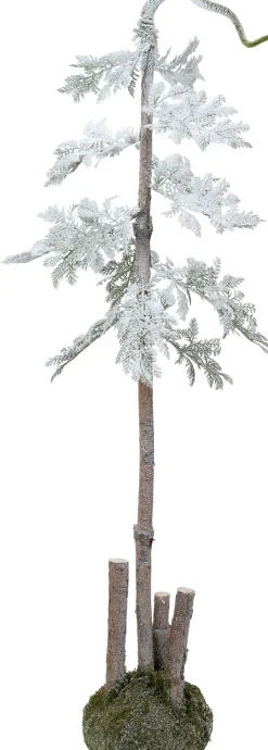 Intratuin decoratieboom op mos wit D 20 H 120 cm