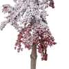 Intratuin decoratieboom op mos rood / wit D 25 H 100 cm