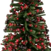 Intratuin decoratieboom op stam groen / rood D 13 H 40 cm