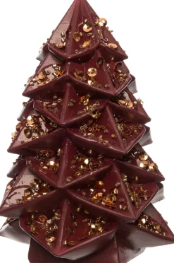 Intratuin decoratieboom rood 9,3 x 9,3 x 12,5 cm