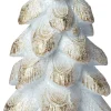 Intratuin decoratieboom Silva kerstboom sneeuw goud / wit D 13 H 34