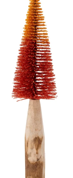 Intratuin decoratieboom Stamos rood / oranje D 6 H 24 cm