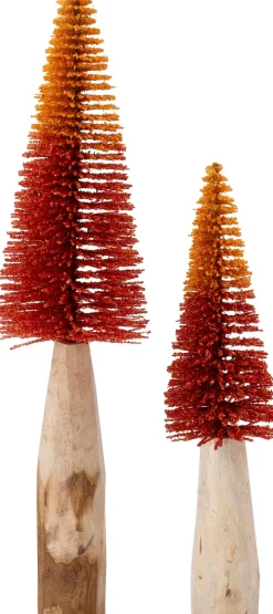 Intratuin decoratieboom Stamos rood / oranje D 8 H 33 cm