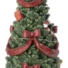 Intratuin decoratieboom strik groen met verlichting D 14 H 32 cm