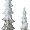 Intratuin decoratieboom Tino zilver / wit 10,5 x 8 x 24 cm