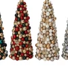 Intratuin decoratieboom Trevi kerstbal zilver D 18 H 45 cm