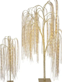Intratuin decoratieboom wilg beige met verlichting 70 x 70 x 153 cm