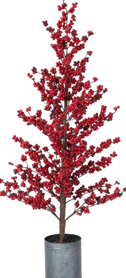 Intratuin decoratieboom Winterbes rood 39 x 35 x 88 cm