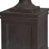 Intratuin Franse vaas op voet Klassiek zwart 70 x 70 x 53 cm
