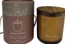 Intratuin geurkaars in glas Indi Black Forest bruin 40,5 D 9,8 H 11,7 cm