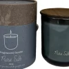 Intratuin geurkaars in glas Indi Pure Silk blauw 40,5 D 9,8 H 11,7 cm