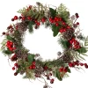 Intratuin guirlande bessen en dennenappels D 36 H 10 cm rood