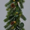 Intratuin guirlande dennenappels met 30 lampjes warm wit 180 x 26 x 26 cm
