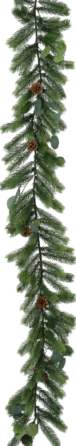 Intratuin guirlande dennenappels met 30 lampjes warm wit 180 x 26 x 26 cm