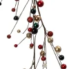 Intratuin guirlande Elin rood / groen / goud bal 150 cm