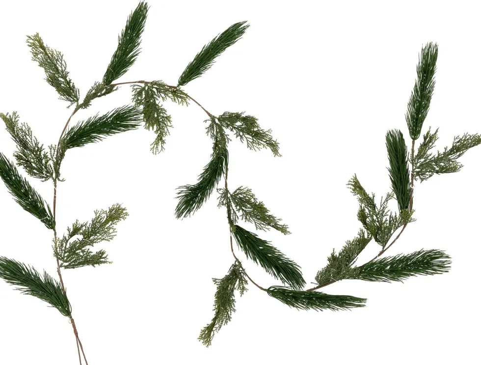 Intratuin guirlande groen dennenappel met 25 lampjes warm wit 190 cm