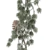 Intratuin guirlande met dennenappel besneeuwd 182 cm