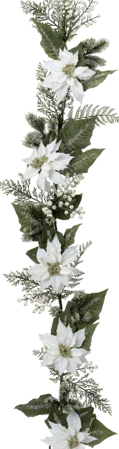 Intratuin guirlande met kerststerren rood 153 x 15,5 x 13 cm