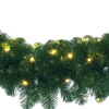 Intratuin guirlande Winterberg met LED verlichting 1,2 m x D 20 cm warm wit