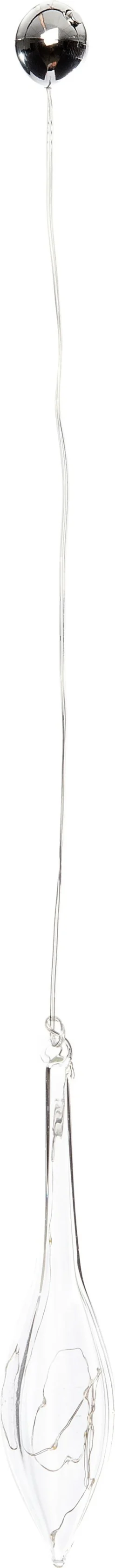 Intratuin hangend glasornament met LED H 21,5 cm