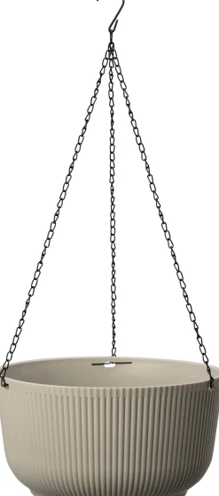 Intratuin hangpot Bella grijs D 24,8 H 13,2 cm