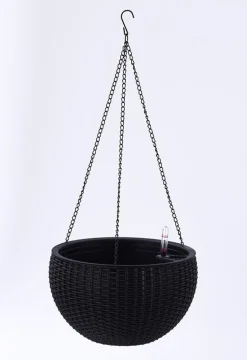 Intratuin hangpot Niels zwart D 26 H 16,2 cm