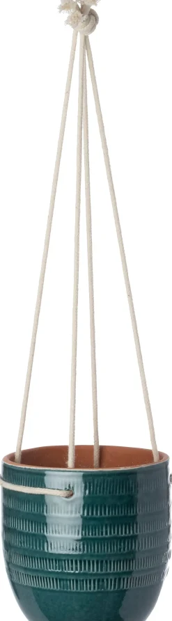 Intratuin hangpot Rumi blauw D 15 H 15 cm