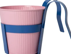 Intratuin hangpot Semi roze / blauw 21 x 13 x 15 cm