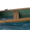 Intratuin Holland kerstdorpminiatuur zinkende boot 20 x 9 x 5,5 cm