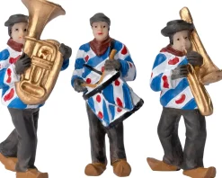 Intratuin Holland kerstdorpminiatuur friese fanfare trom 16 x 5 x 16,5 cm 3-delige set