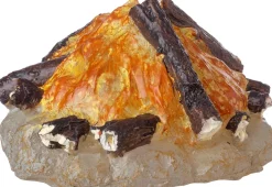 Intratuin Holland kerstdorpminiatuur kampvuur 11,5 x 5 x 14,5 cm