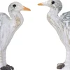 Intratuin Holland kerstdorpminiatuur reigers 6,5 x 3,5 x 10,5 cm 2- delige set