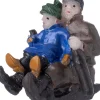 Intratuin Holland kerstdorpminiatuur priksleeën 9 x 4,3 x 14 cm